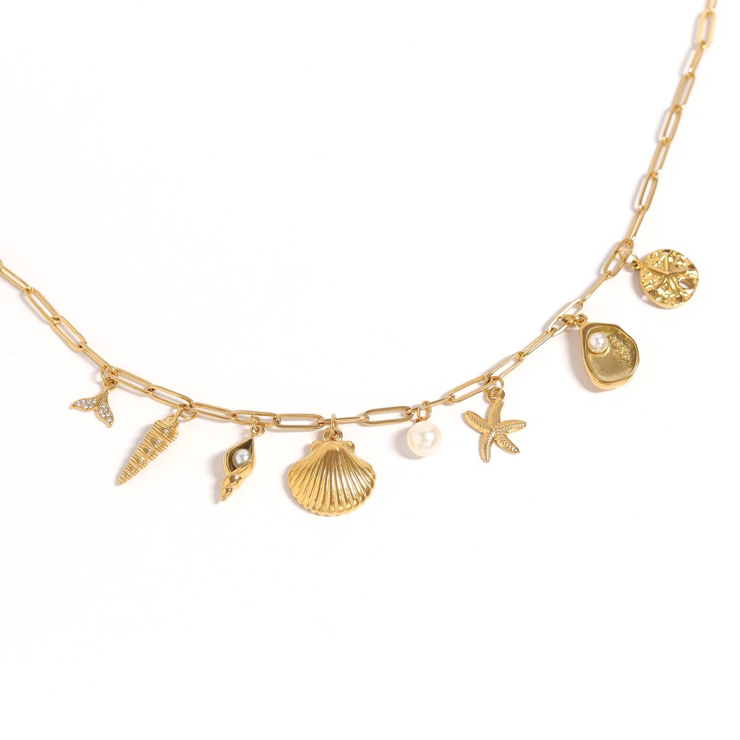 Glass Pearl Charm