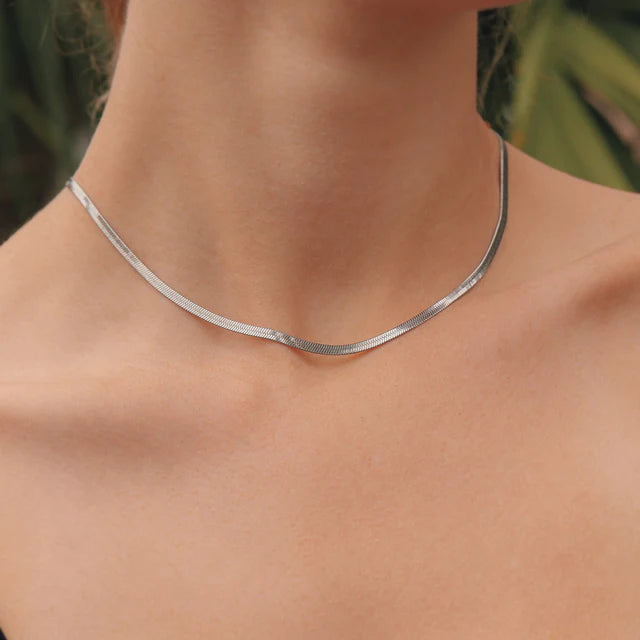 Herringbone Chain Necklace