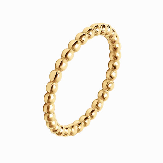 ORRÉ Beaded Stacking Ring — jewelry product photograph