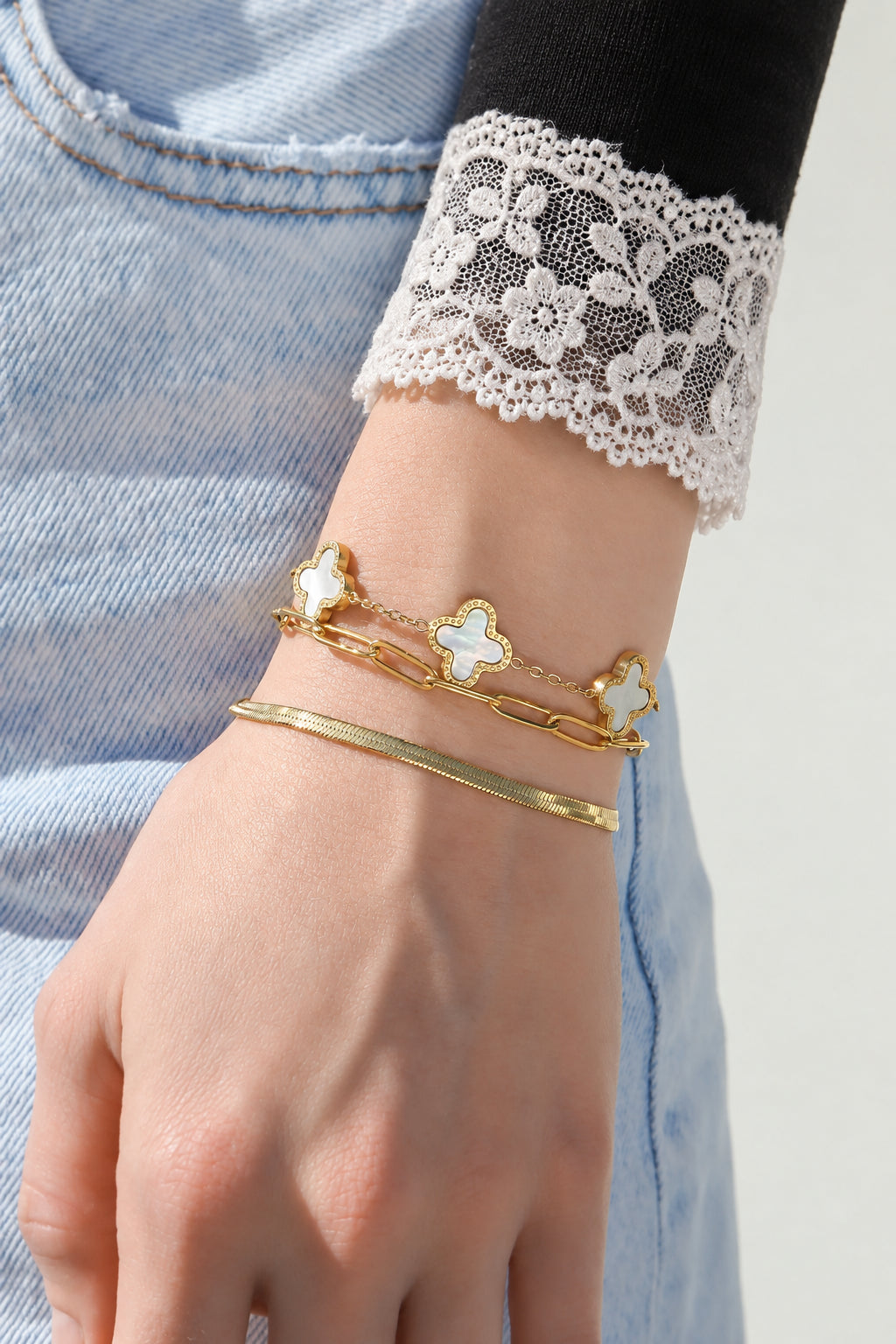 ORRÉ Herringbone Chain Bracelet — jewelry product photograph