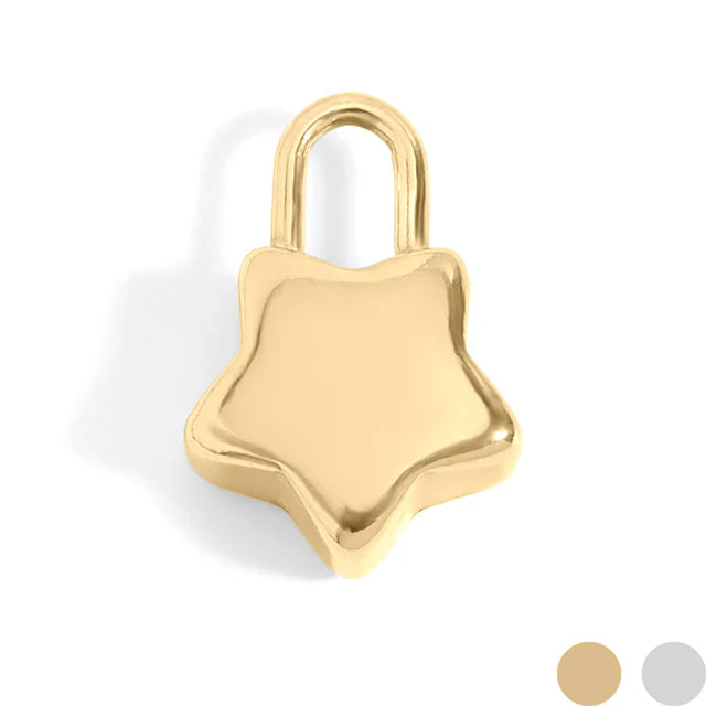 Star Lock Charm
