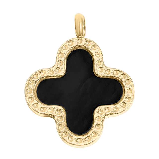 Clover Enamel Charm