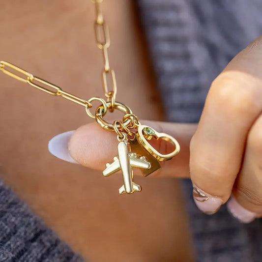 Carabiner Charm Holder Necklace