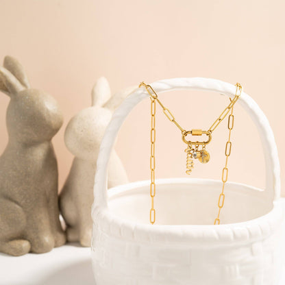 Paperclip Carabiner Necklace
