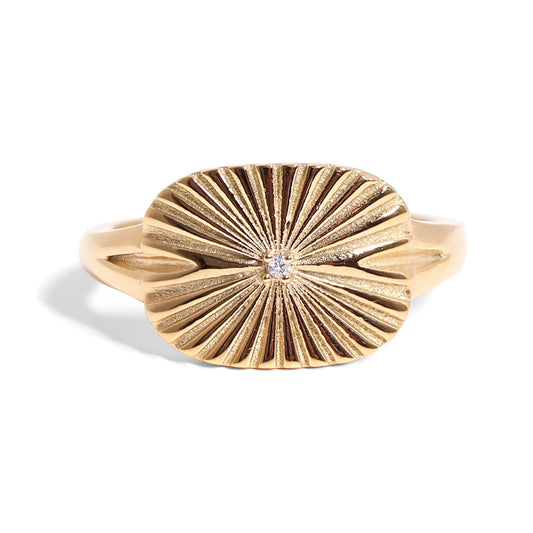 Sunburst Rectangle Ring