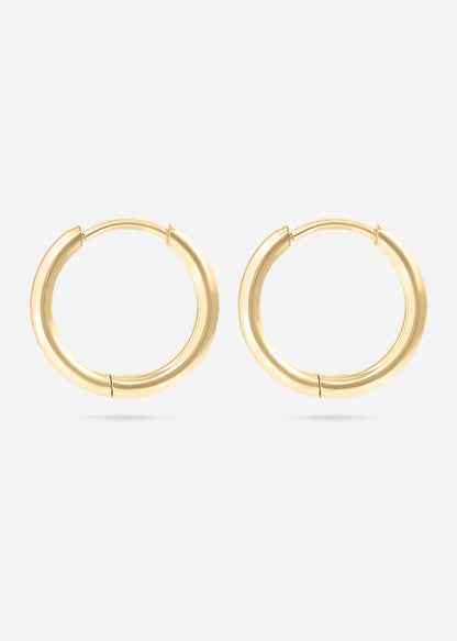 Hoop Huggie Earrings