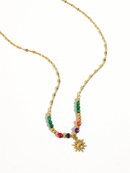 Sun Bead Necklace