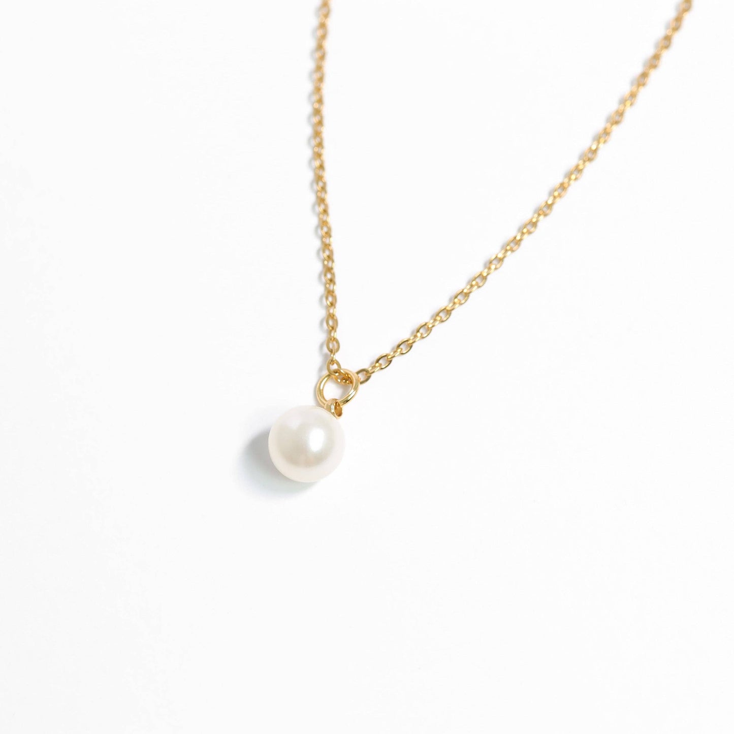 Glass Pearl Charm