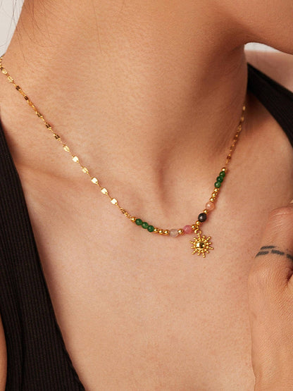 Sun Bead Necklace