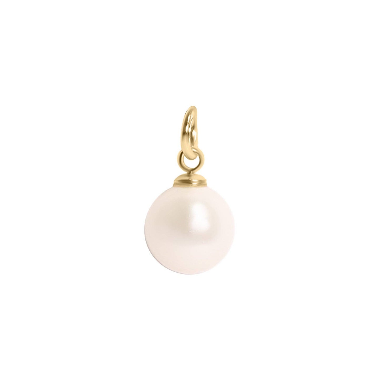 Glass Pearl Charm