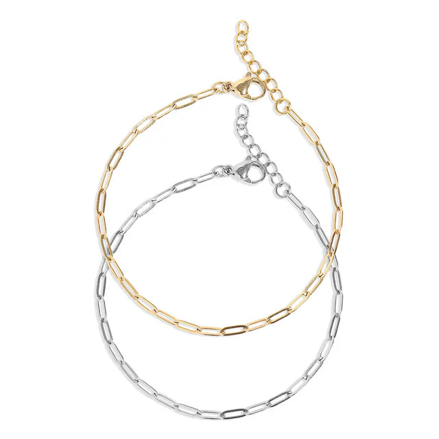 Paperclip Chain Bracelet