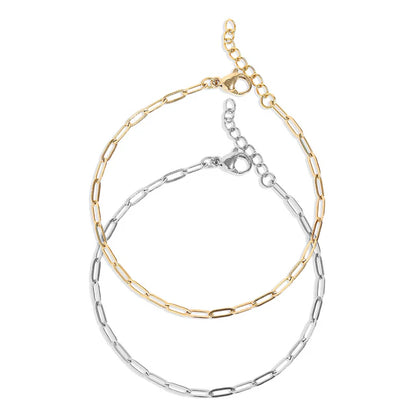 Paperclip Chain Bracelet