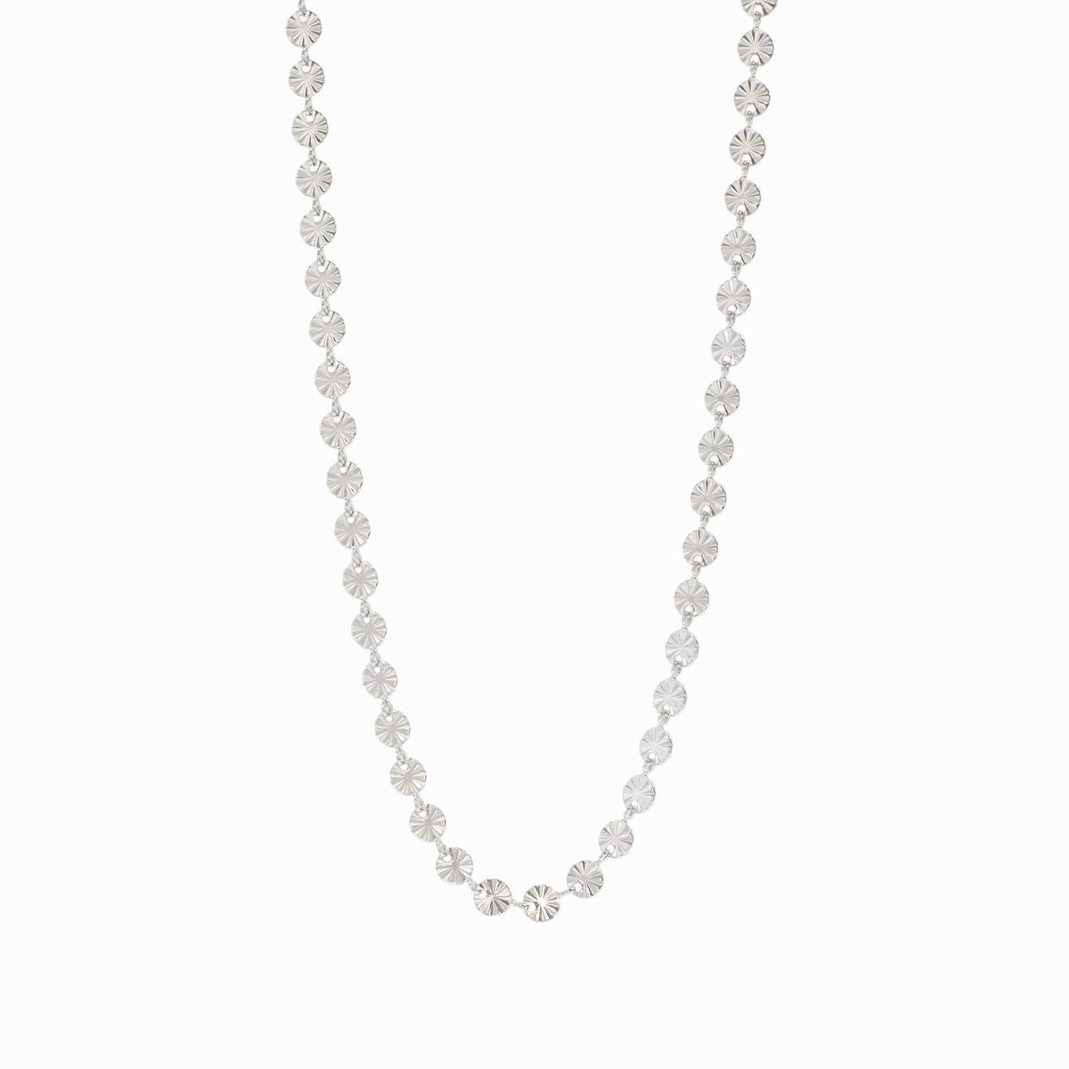 ORRÉ Sunburst Chain Necklace — jewelry product photograph