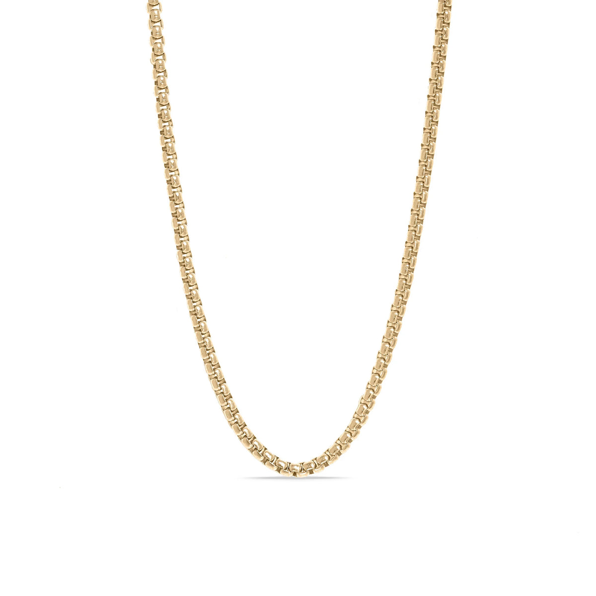 ORRÉ Box Chain Necklace — jewelry product photograph