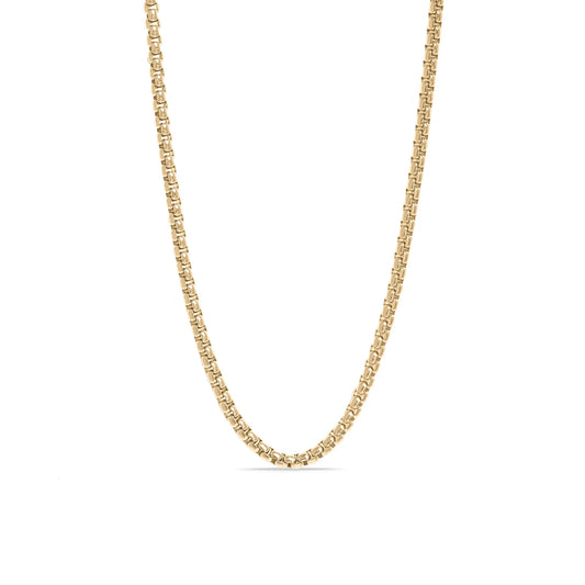 ORRÉ Box Chain Necklace — jewelry product photograph