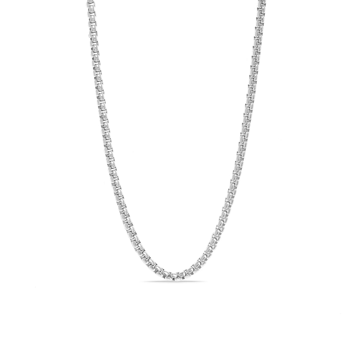 ORRÉ Box Chain Necklace — jewelry product photograph
