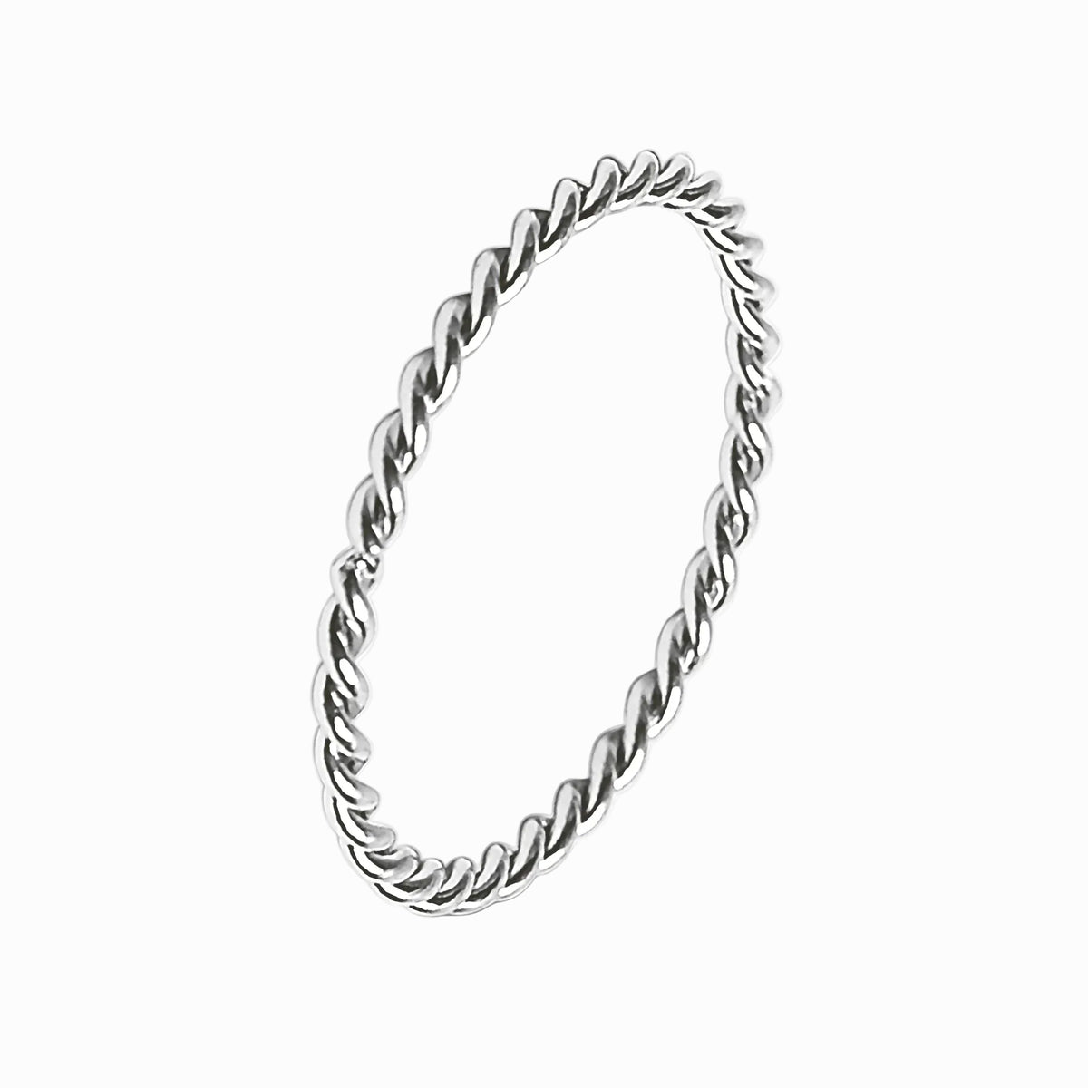 ORRÉ Braided Stacking Ring — jewelry product photograph