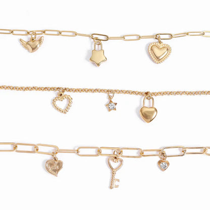 Star Lock Charm