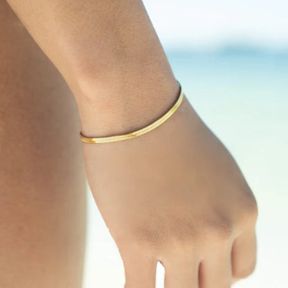 Herringbone Chain Bracelet