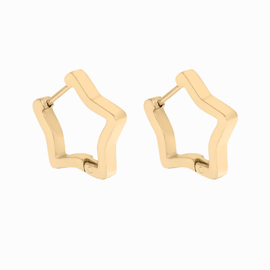 Star Huggie Earrings jewelry by ORRÉ