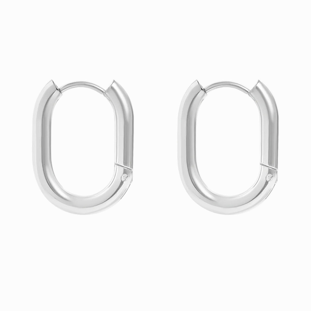 ORRÉ Oval Huggie Earrings — jewelry product photograph