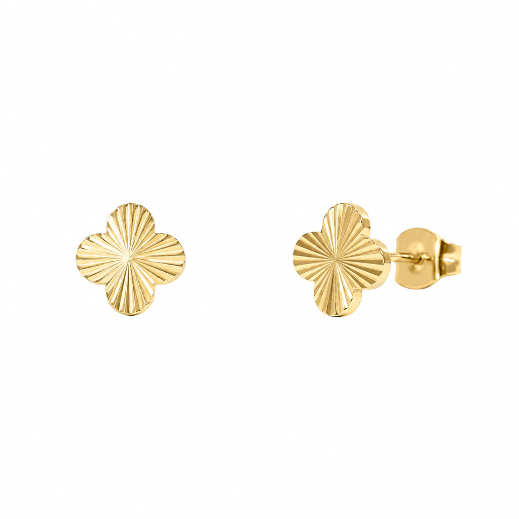 ORRÉ Clover Stud Earrings — jewelry product photograph