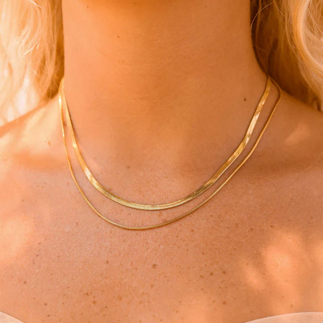 Herringbone Chain Necklace