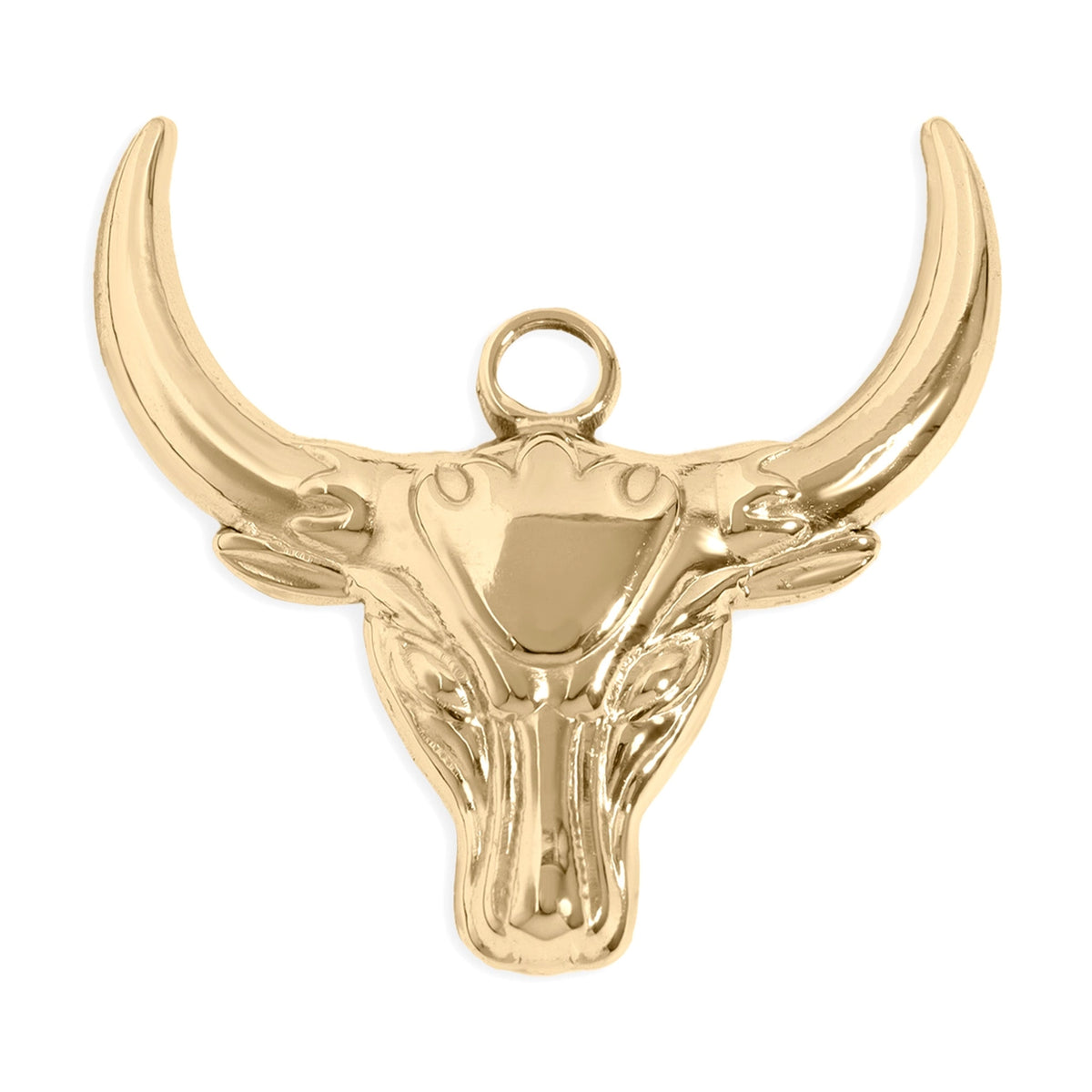 ORRÉ Longhorn Bull Charm in gold