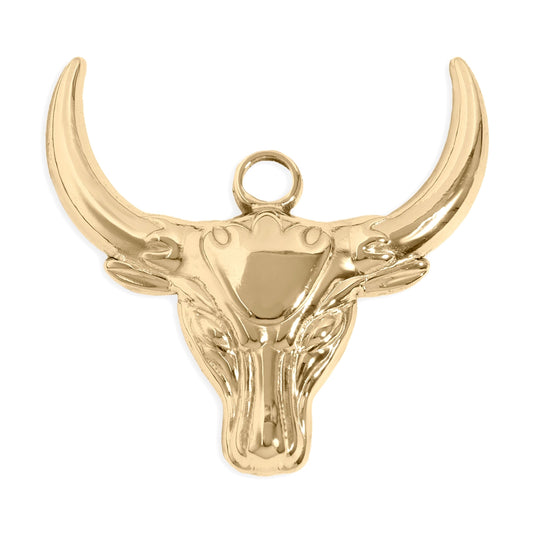 ORRÉ Longhorn Bull Charm in gold