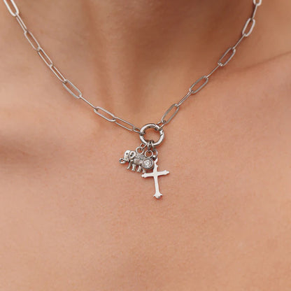 Carabiner Charm Holder Necklace