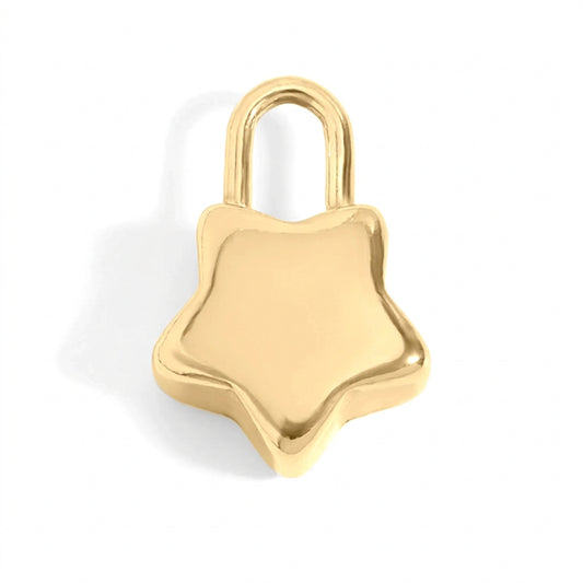Star Lock Charm