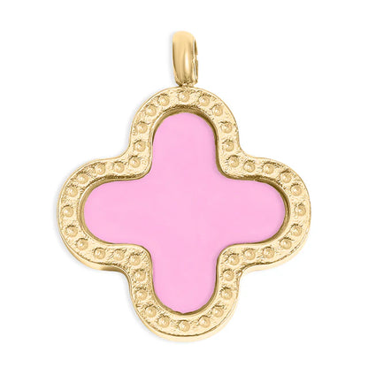 Clover Enamel Charm
