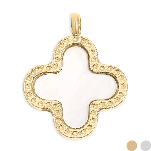 Clover Enamel Charm