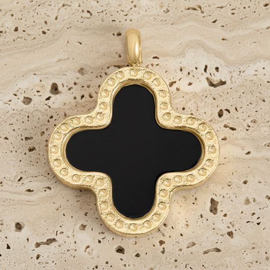 Clover Enamel Charm