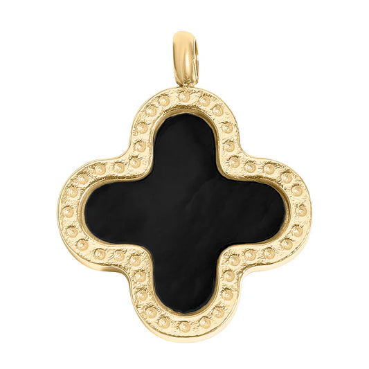 Clover Enamel Charm