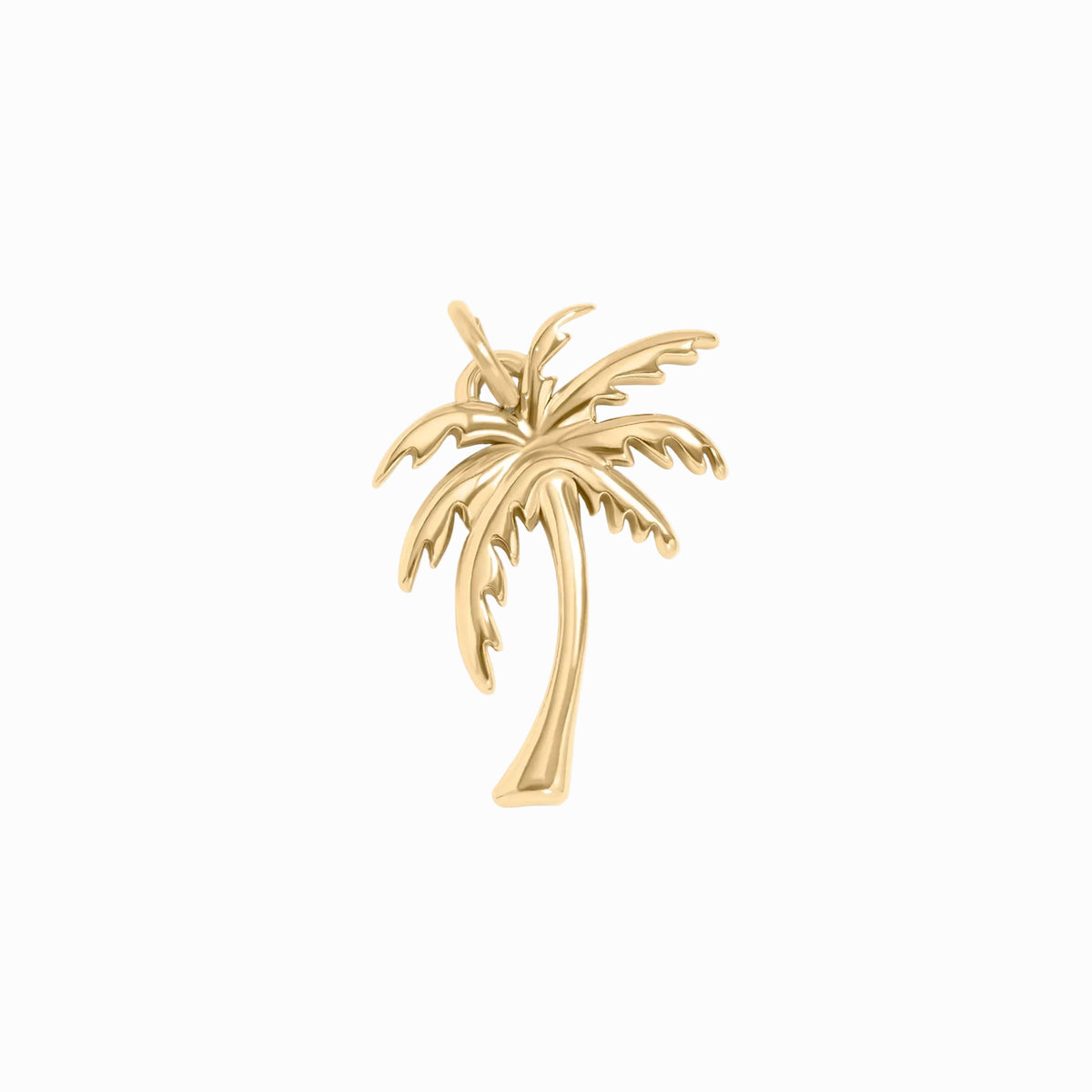 ORRÉ Palm Tree Charm in gold — product detail photograph