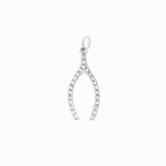 Rhinestone Wishbone Charm jewelry by ORRÉ