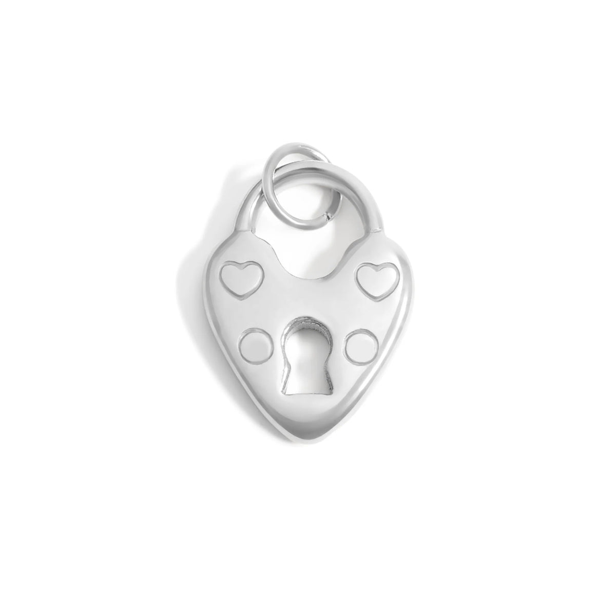 ORRÉ Key To My Heart Charm in silver — product detail photograph