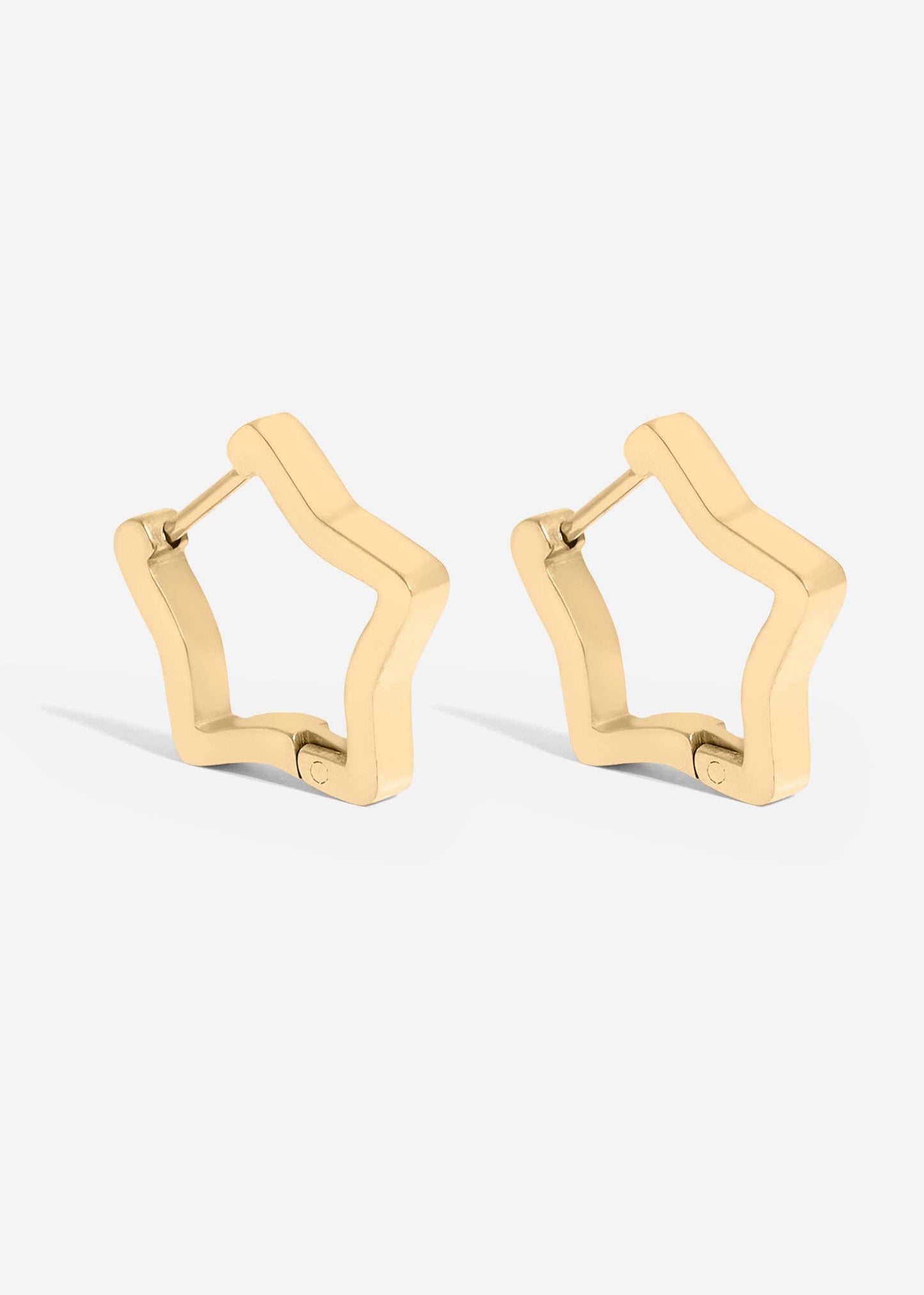 Star Huggie Earrings