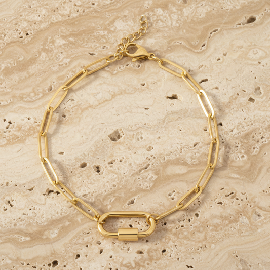 Paperclip Carabiner Bracelet