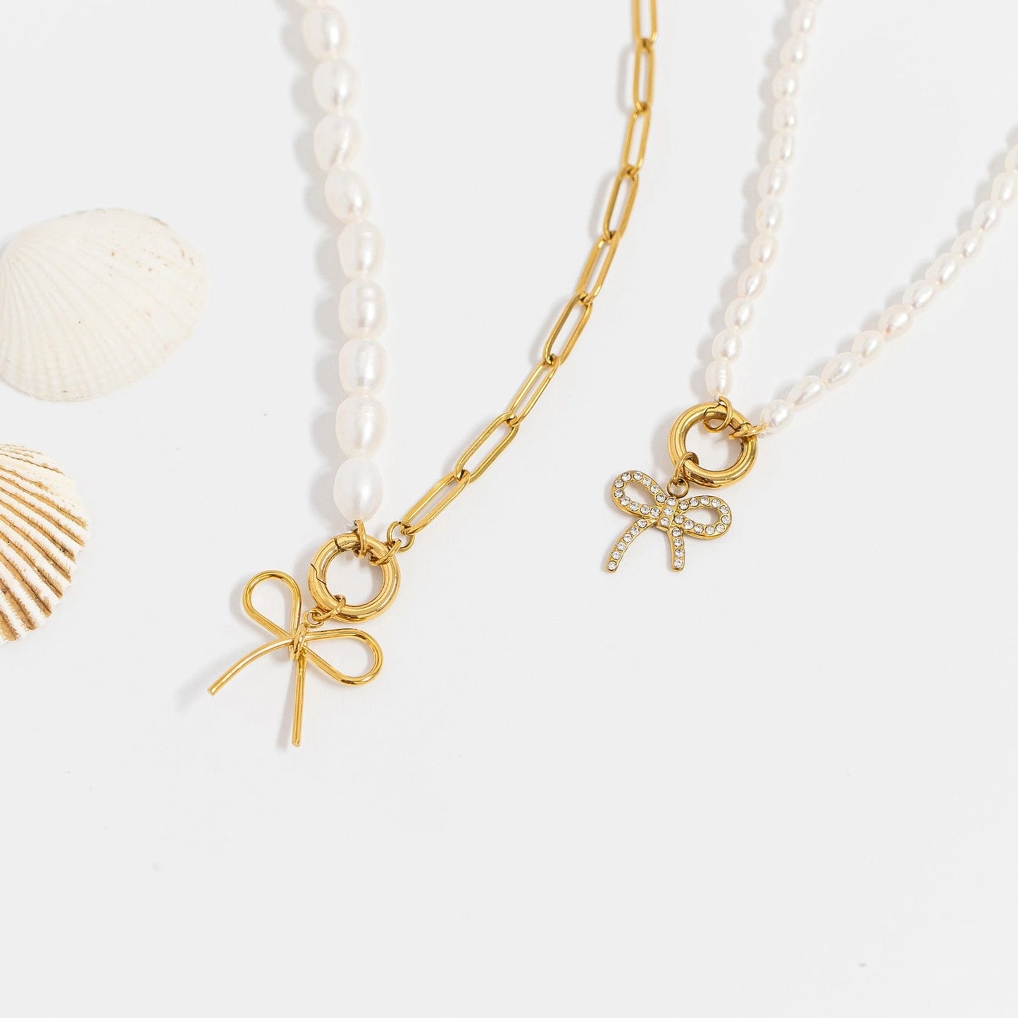Rhinestone Bow Charm