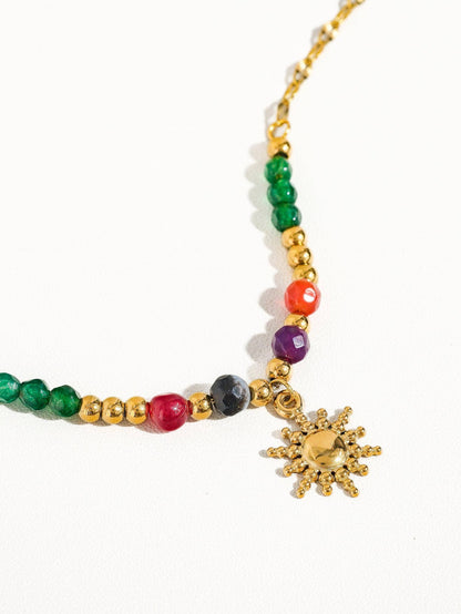 Sun Bead Necklace