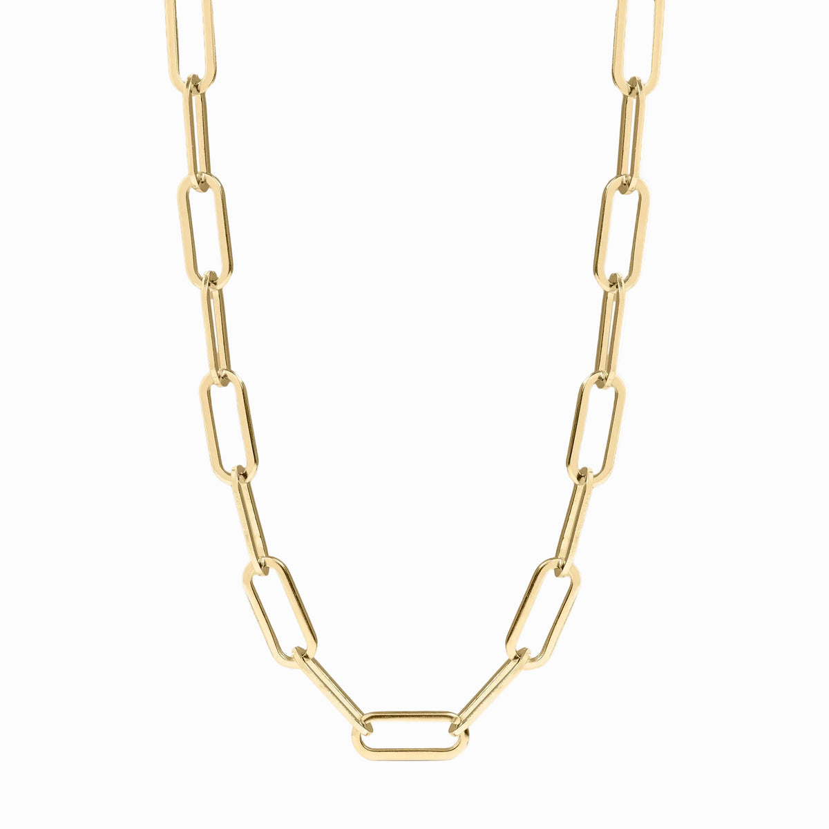ORRÉ Paperclip Chain Necklace — jewelry product photograph