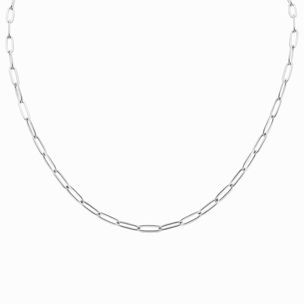 ORRÉ Paperclip Chain Necklace — jewelry product photograph