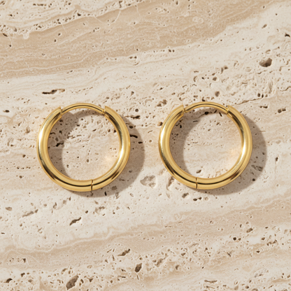 Hoop Huggie Earrings