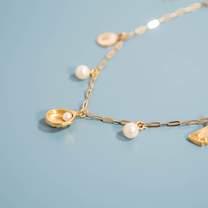 Glass Pearl Charm
