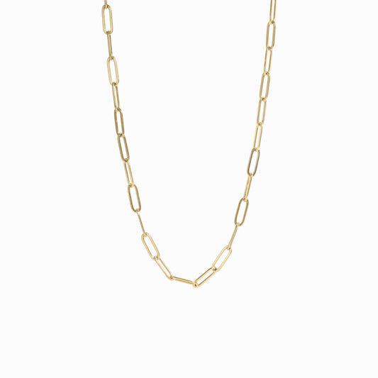ORRÉ Paperclip Chain Necklace with elongated links