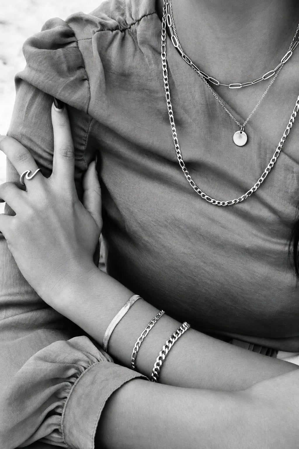 ORRÉ Herringbone Chain Bracelet — jewelry product photograph